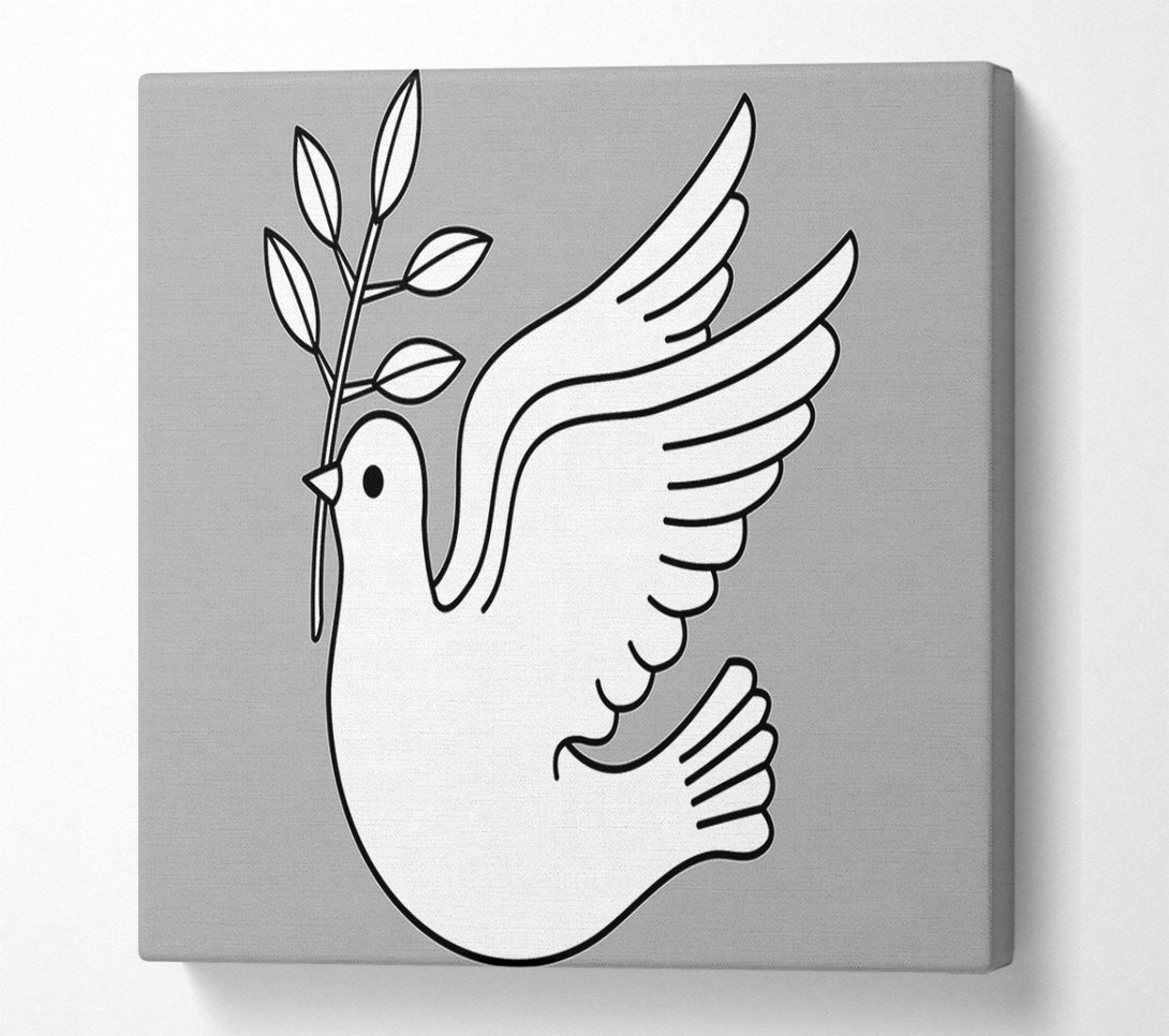  A Canvas Print of Peace Dove Canvas Print