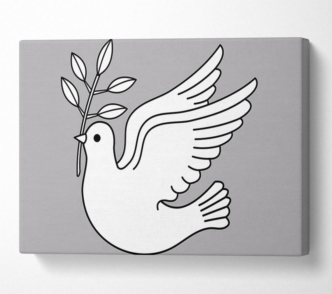  A Canvas Print of Peace Dove Canvas Print