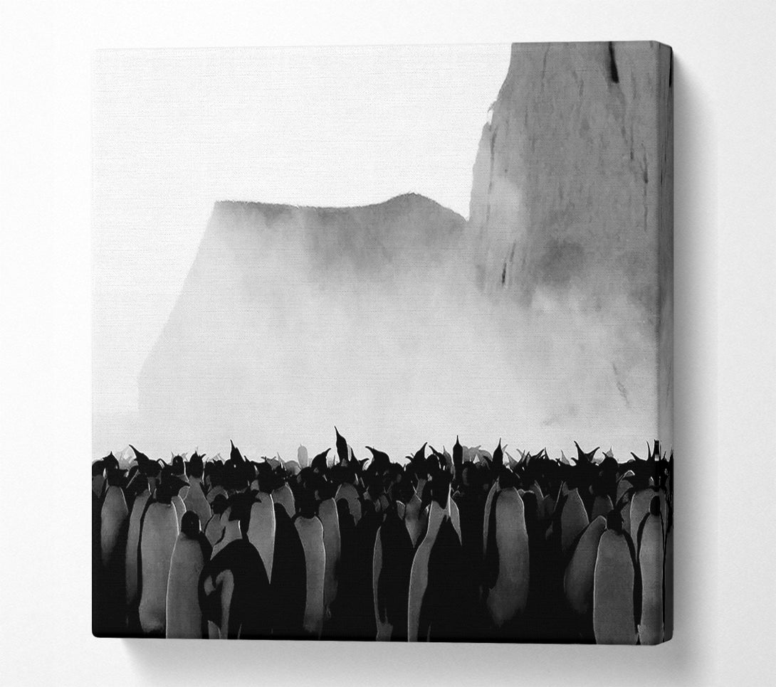  A Canvas Print of Penguin Winter Canvas Print