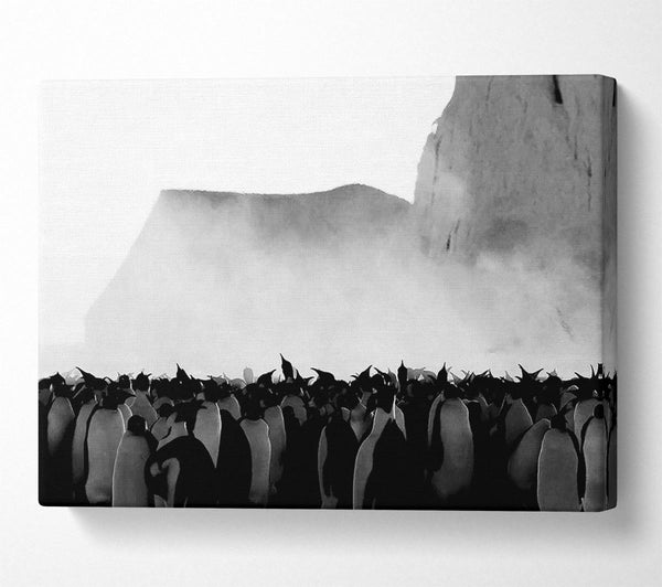  A Canvas Print of Penguin Winter Canvas Print