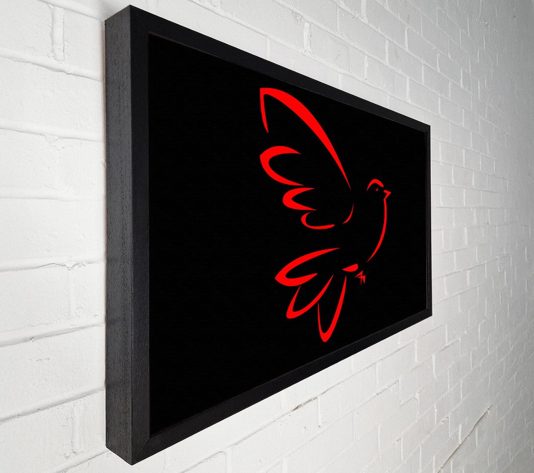  A Canvas Print of Red Bird Canvas Print
