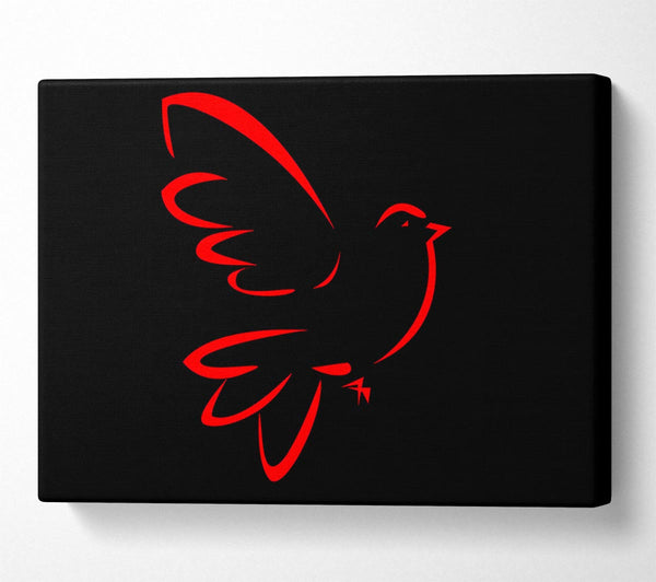 Red Bird Canvas Print