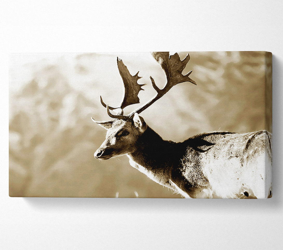  A Canvas Print of Reindeer Canvas Wall Art