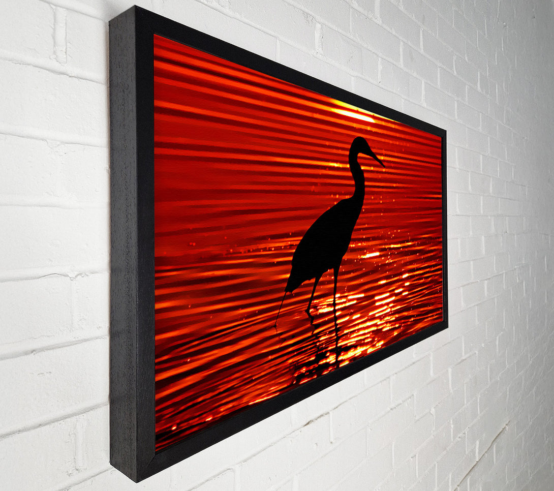  A Canvas Print of River Bird Canvas Art