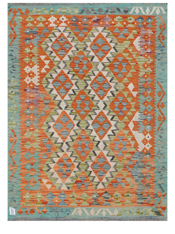 Maimana Afghanistan Kilim Rug - 140 x103 cm