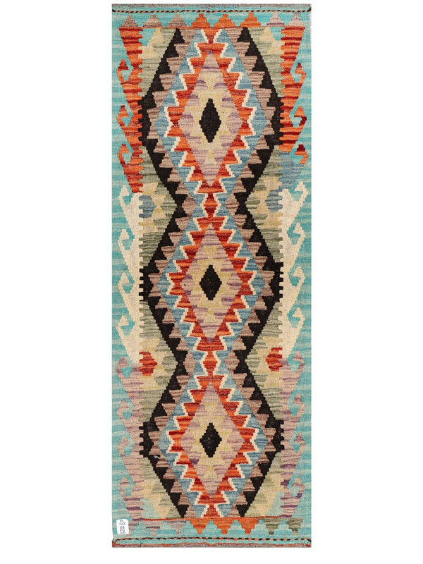 Maimana Afghanistan Kilim Rug - 172 x65 cm