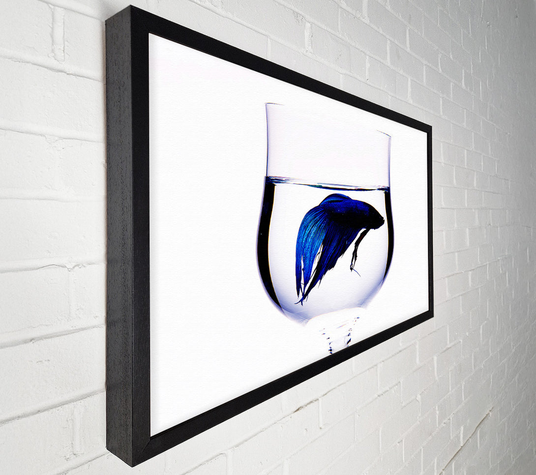  A Canvas Print of Wineglass Fish Canvas Wall Art