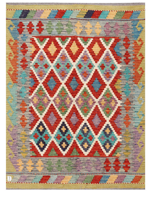 Maimana Afghanistan Kilim Rug - 171 x127 cm