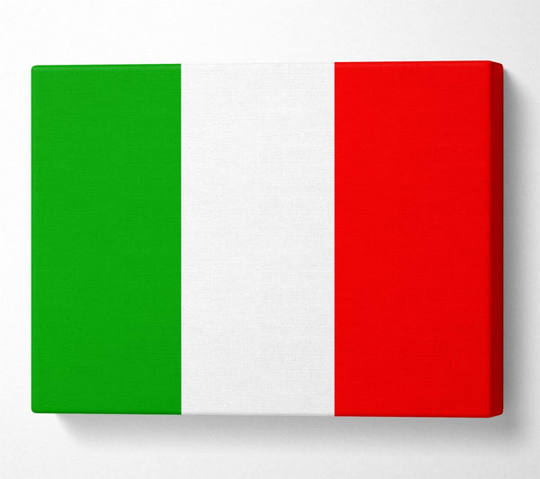  A Canvas Print of Flag Of Italy Canvas Wall Art