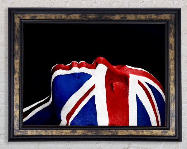Face Of Britain Framed Print
