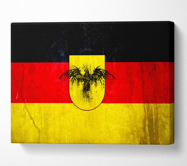  A Canvas Print of German Flag Eagle Canvas Art