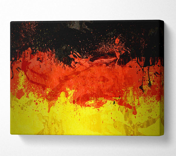  A Canvas Print of Germany Colours Canvas Art