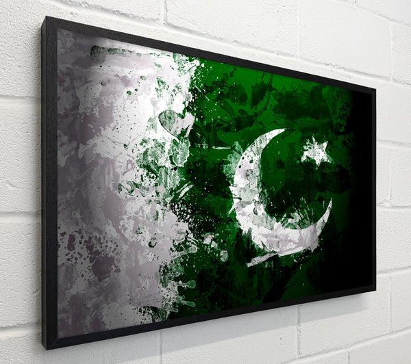 Pakistan Flag Grunge