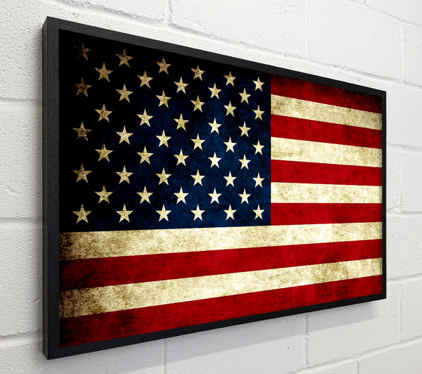 Grunge Flag Of America
