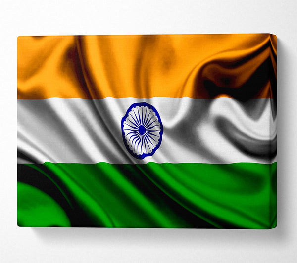  A Canvas Print of Indian Flag Canvas Wall Art
