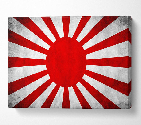  A Canvas Print of Japanese War Flag Canvas Print