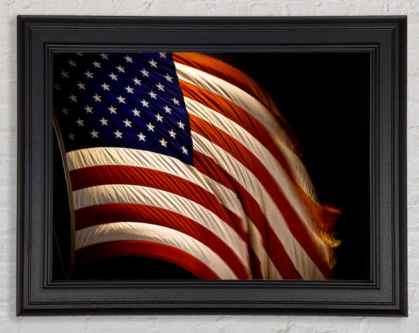 Flag Of America Framed Print