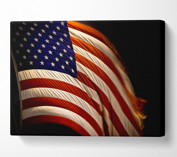  A Canvas Print of Flag Of America Canvas Art