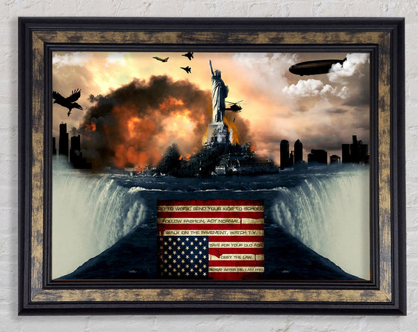American Liberty Framed Print