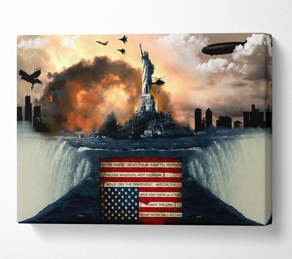  A Canvas Print of American Liberty Canvas Print