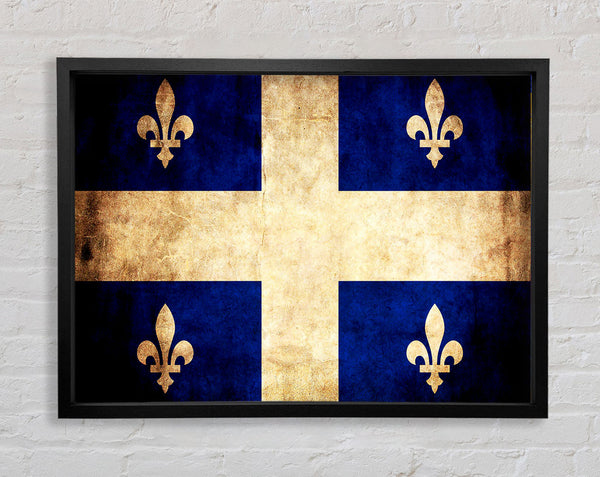 Canada Quebec Flag Framed Print