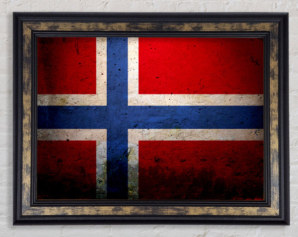 Norway Flag Framed Print