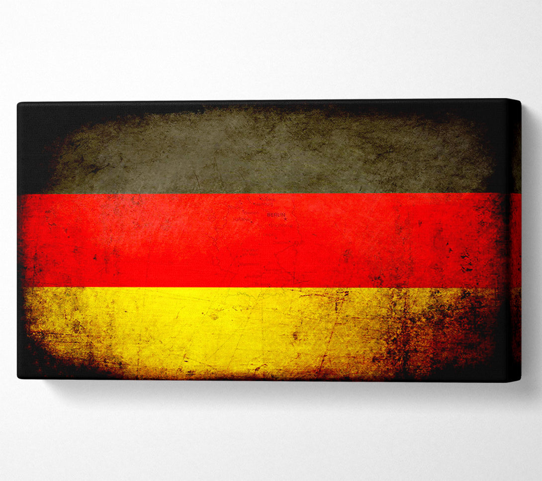  A Canvas Print of Germany Flag Grunge Canvas Wall Art