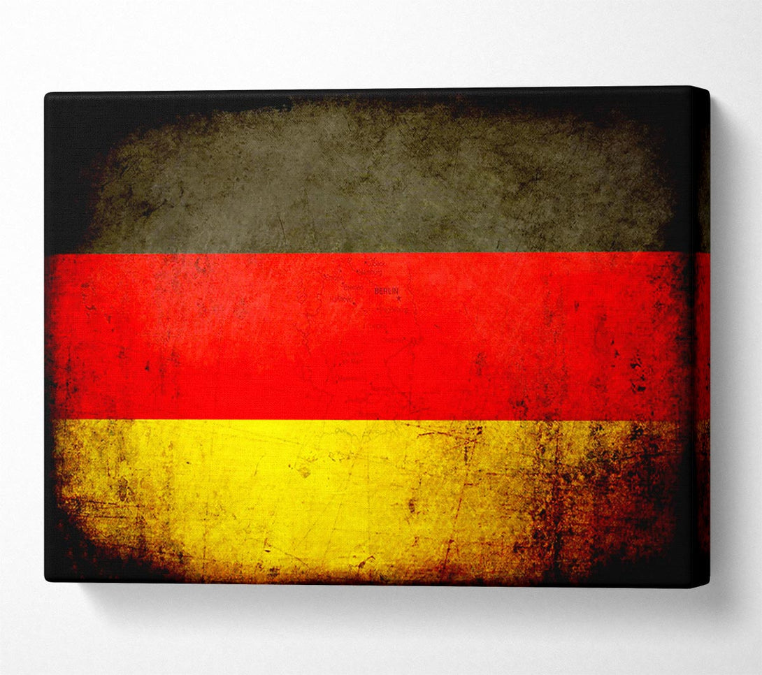  A Canvas Print of Germany Flag Grunge Canvas Wall Art