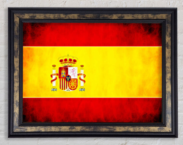 Spanish Flag Framed Print