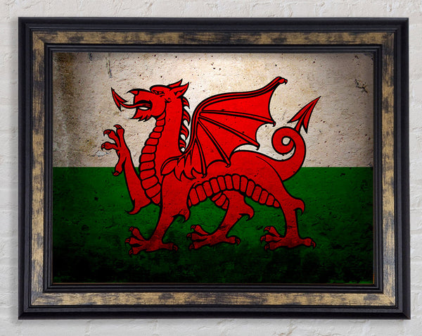Dragon Of Wales Framed Print