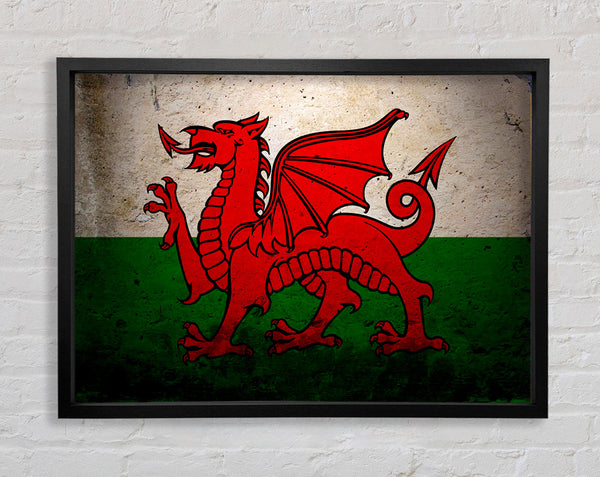 Dragon Of Wales Framed Print