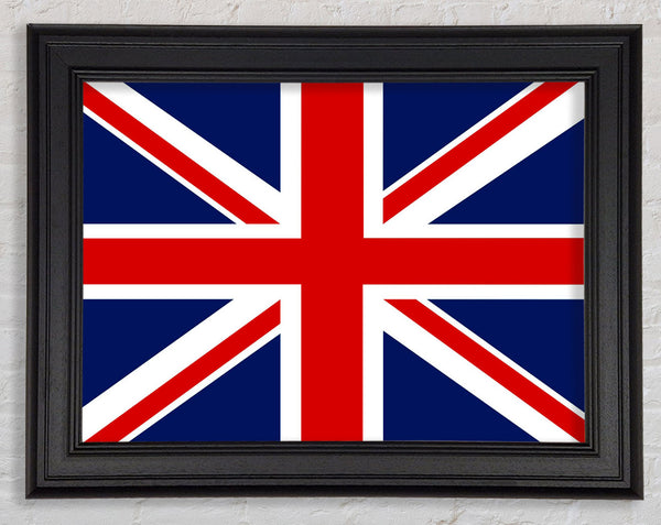 British Straight Flag Framed Print