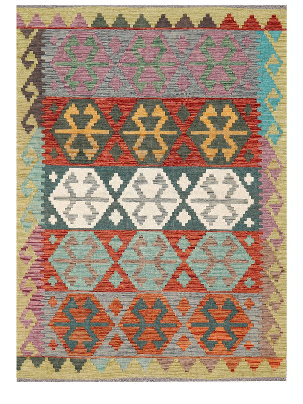 Maimana Afghanistan Kilim Rug - 177 x127 cm