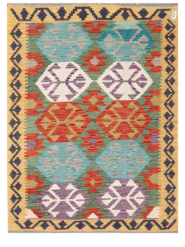 Maimana Afghanistan Kilim Rug - 165 x123 cm