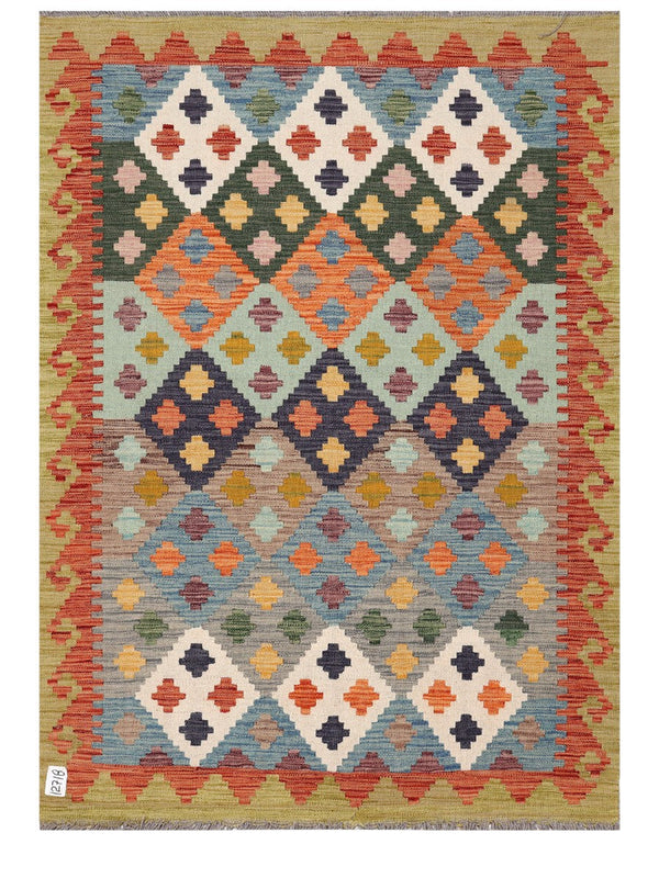 Maimana Afghanistan Kilim Rug - 168 x119 cm