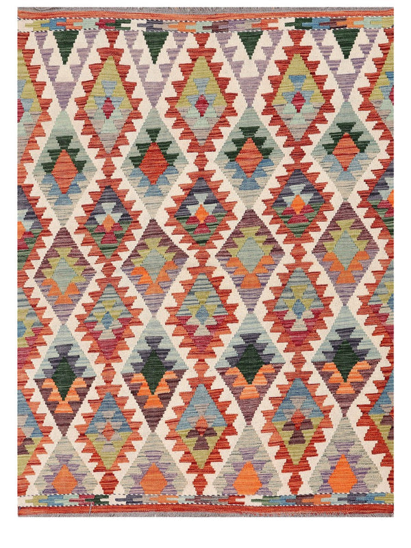 Maimana Afghanistan Kilim Rug - 172 x127 cm