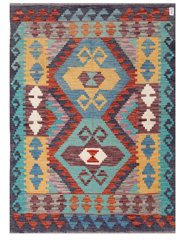 Maimana Afghanistan Kilim Rug - 172 x124 cm