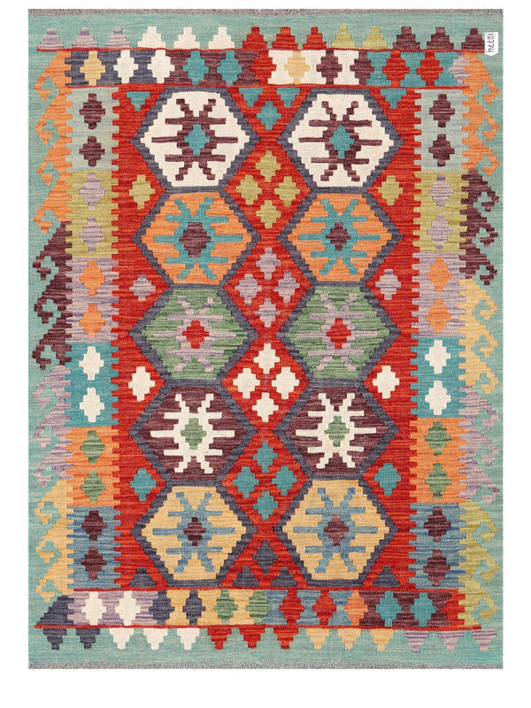 Maimana Afghanistan Kilim Rug - 171 x123 cm