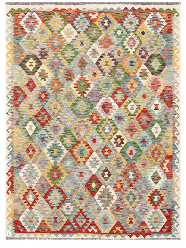 Maimana Afghanistan Kilim Rug - 283 x209 cm