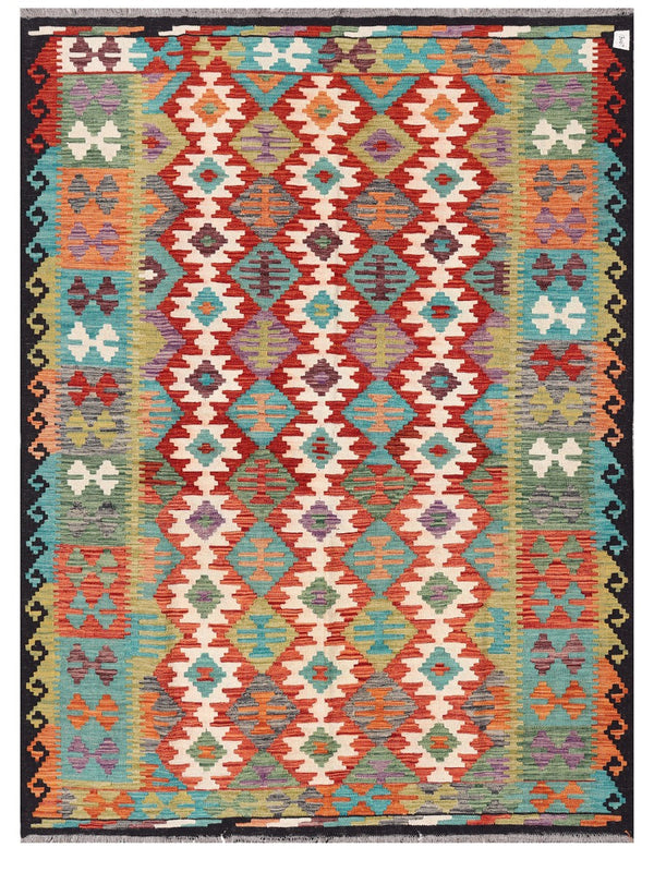 Maimana Afghanistan Kilim Rug - 238 x175 cm