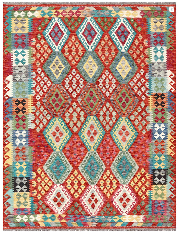 Maimana Afghanistan Kilim Rug - 257 x195 cm
