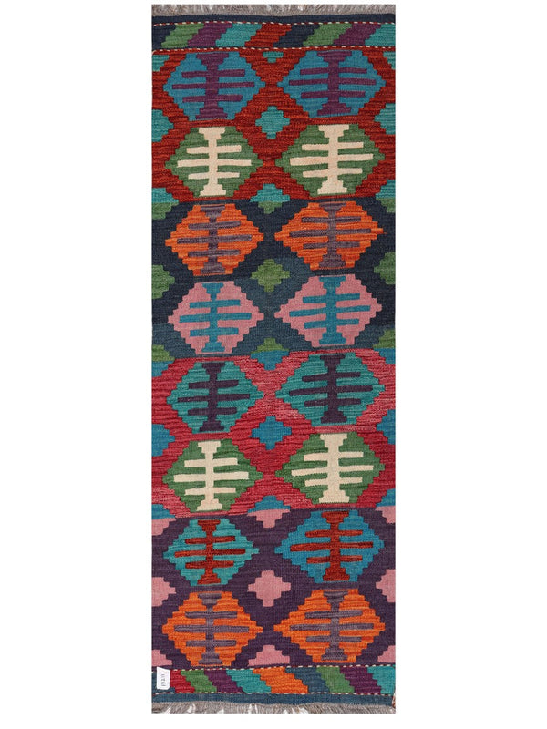 Maimana Afghanistan Kilim Rug - 183 x63 cm