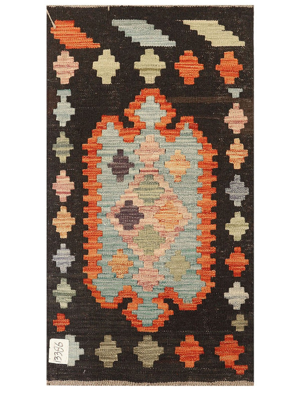 Maimana Afghanistan Kilim Rug - 90 x 49 cm