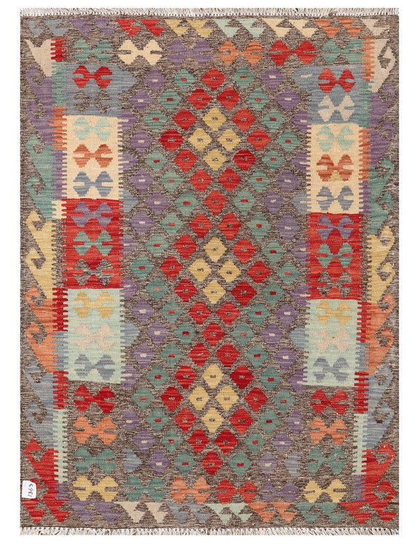 Maimana Afghanistan Kilim Rug - 139 x101 cm
