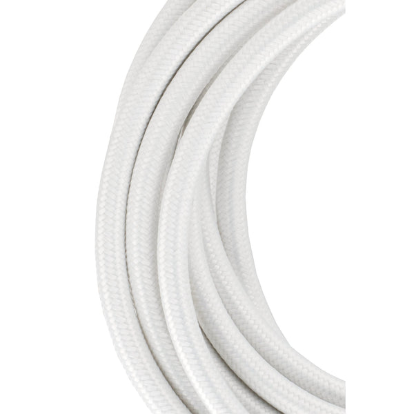 Bailey 139673 - Textile Cable 2C White 3m