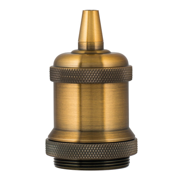 Bailey 139691 - Retro Lampholder Alu E27 Compl. Gold Antique