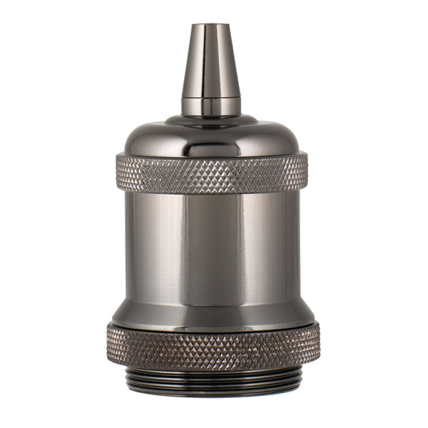 Bailey 139693 - Retro Lampholder Alu E27 Compl. Black