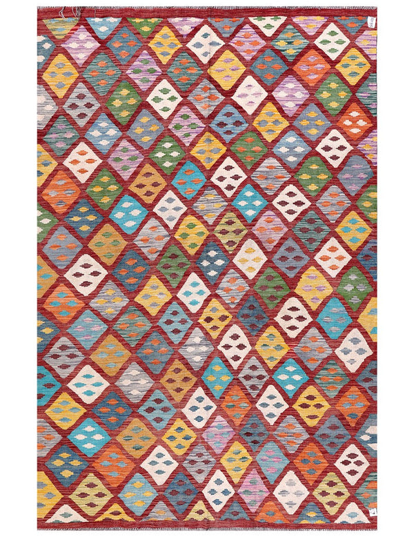 Maimana Afghanistan Kilim Rug - 288 x190 cm