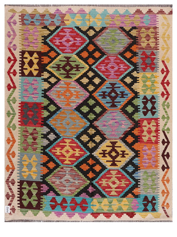 Maimana Afghanistan Kilim Rug - 193 x155 cm