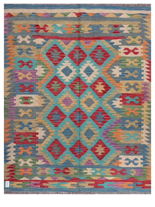Maimana Afghanistan Kilim Rug - 197 x157 cm